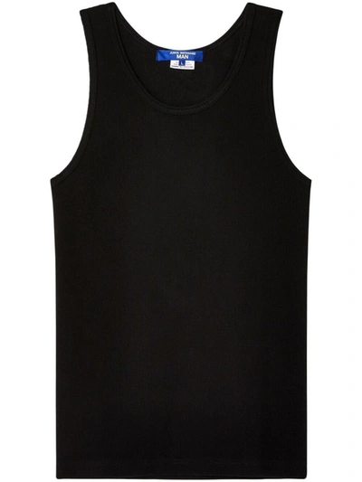 Shop Junya Watanabe X Comme Des Garçons Ribbed Tank Top Clothing In Black