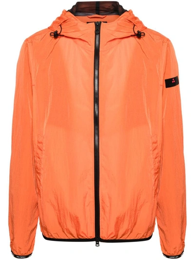 Shop Peuterey Nigle Hooded Jacket In Orange