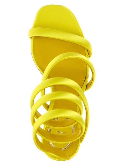 Shop René Caovilla 'cleo' Sandals In Yellow