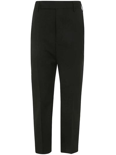 Shop Rick Owens Astaires Cropped Trousers Clothing In Black