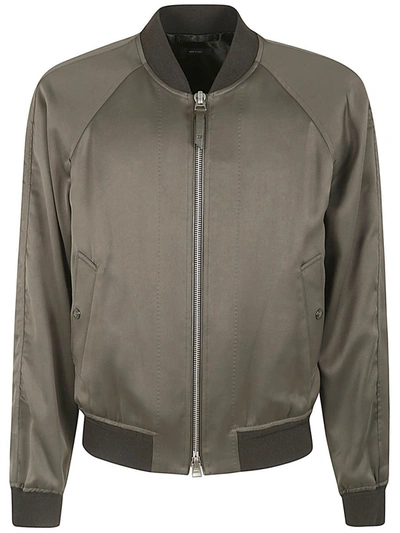 Shop Tom Ford Outwear Bomber Clothing In Brown