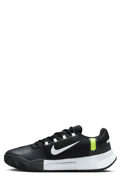 Shop Nike Zoom Gp Challenge Clay Court Tennis Shoe In Black/ White/ Black