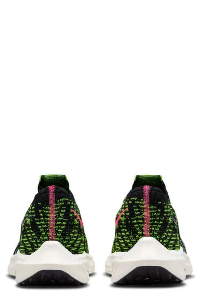 Shop Nike Pegasus Turbo Sneaker In Black/ White/ Volt/ Hyper Pink