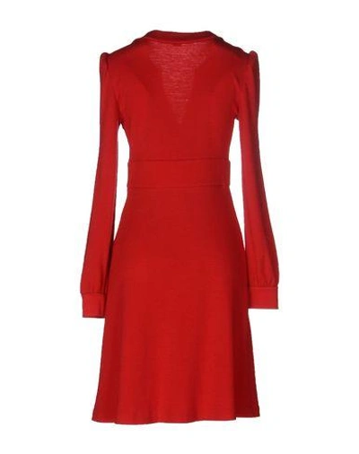 Shop Diane Von Furstenberg Short Dress In Red