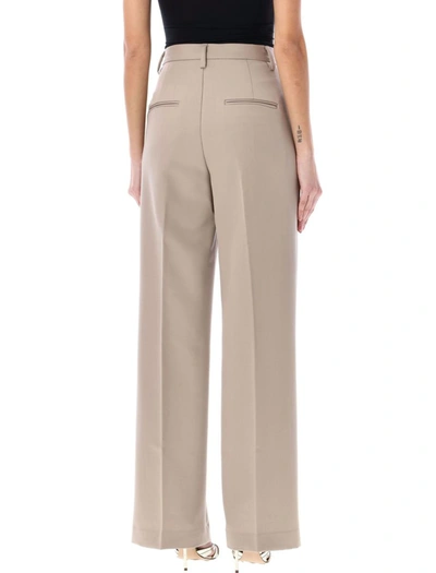 Shop Anine Bing Carrie Pant In Taupe