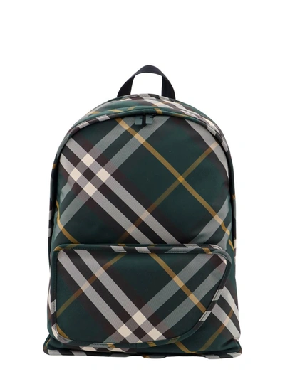 Shop Burberry Backpack In Green