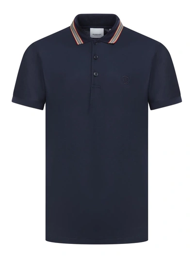 Shop Burberry Polo In Blue