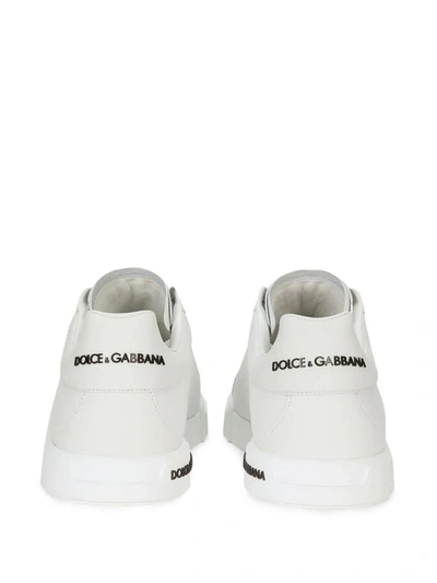 Shop Dolce & Gabbana Sneakers With Print In White