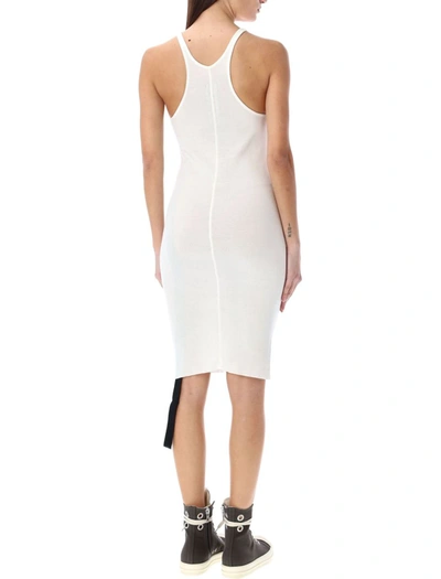 Shop Rick Owens Drkshdw Racer Back Tank Dress In Milk