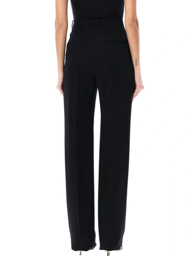 Shop Saint Laurent High-waisted Pants In Black
