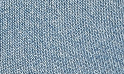 Vince Penelope Frayed Denim Mules In Jeansblue