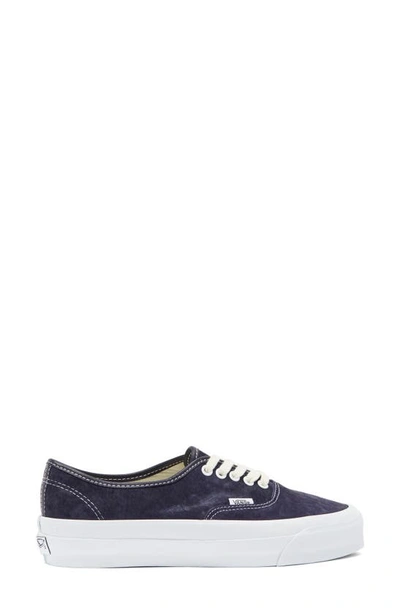 Shop Vans Premium Authentic Reissue Sneaker In Lx Pig Suede Baritone Blue