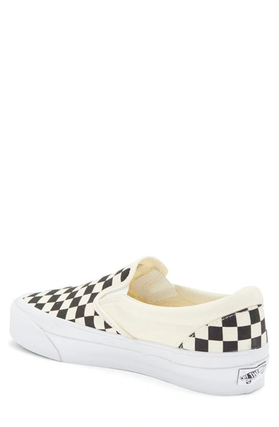 Shop Vans Premium Authentic Reissue 98 Slip-on Sneaker In Checkerboard Black/ Off White