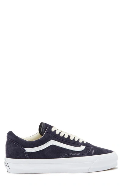 Shop Vans Premium Old Skool Suede Sneaker In Lx Pig Suede Baritone Blue