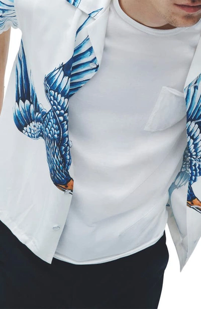Rag & Bone Avery Illustration-print Shirt In Ecru Eagle