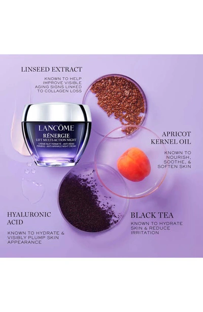 Lancôme Renergie Multi-action Lift And Firm Anti-aging Night Cream Moisturizer - 2.6 oz