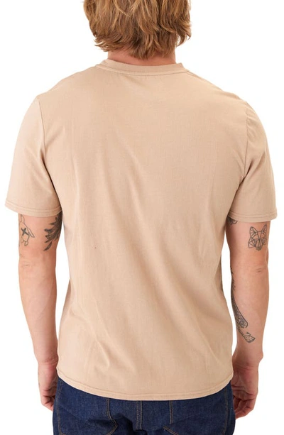 Shop Threads 4 Thought Chester Classic Short Sleeve Henley In Chai