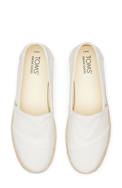 Shop Toms Alpargata Rope Espadrille 2.0 Shoe In White