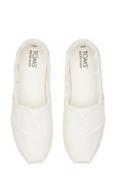 Shop Toms Classic Alpargata Slip-on In White