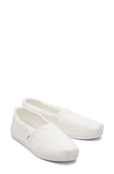 Shop Toms Classic Alpargata Slip-on In White
