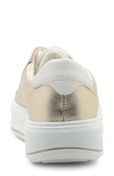 Shop Ara Carol Sneaker In Platinum
