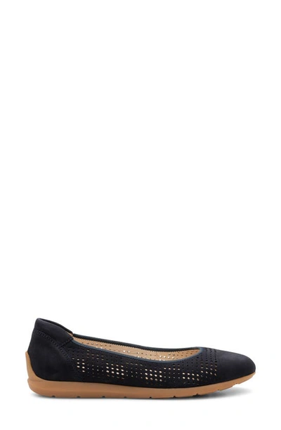 Shop Ara Sh Perf Flat In Navy