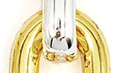 Petit Moments San Leo Two-tone Link Drop Earrings In Mixed