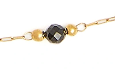 Shop Petit Moments Arne Imitation Freshwater Pearl Pendant Necklace In Black