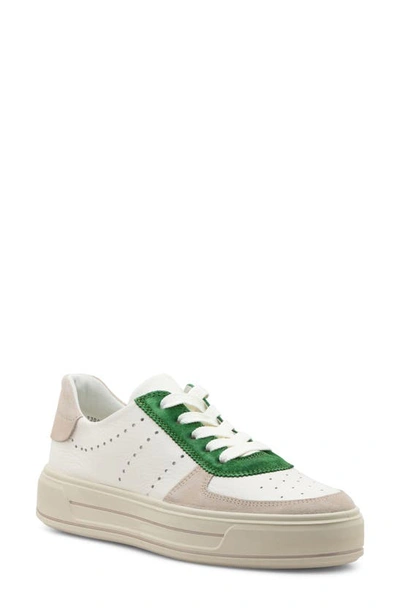 Shop Ara Calgary Platform Sneaker In Green