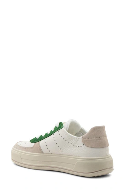 Shop Ara Calgary Platform Sneaker In Green