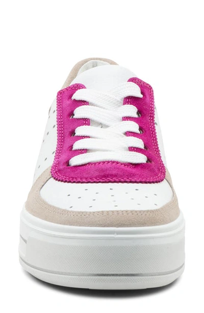 Shop Ara Calgary Platform Sneaker In Pink