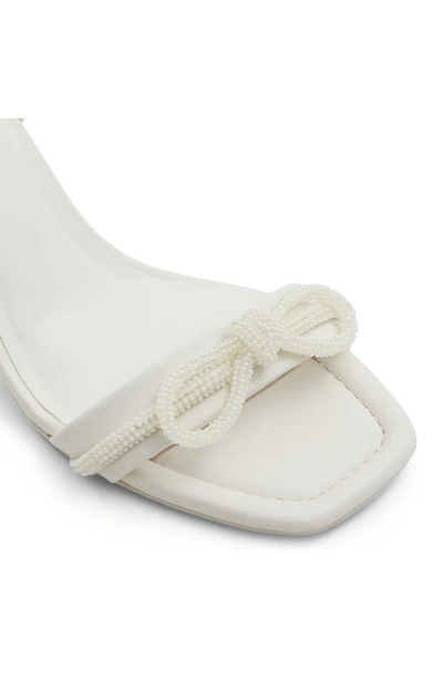 Shop Aldo Cindie Slingback Sandal In White