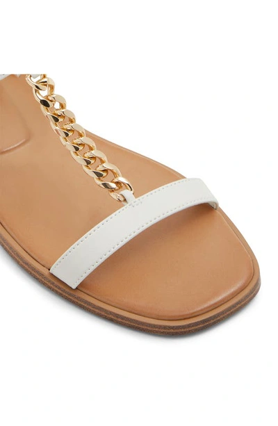 Shop Aldo Ethoregan T-strap Sandal In White