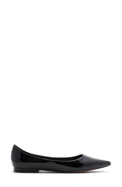 Shop Aldo Stessy Pointed Toe Flat In Black