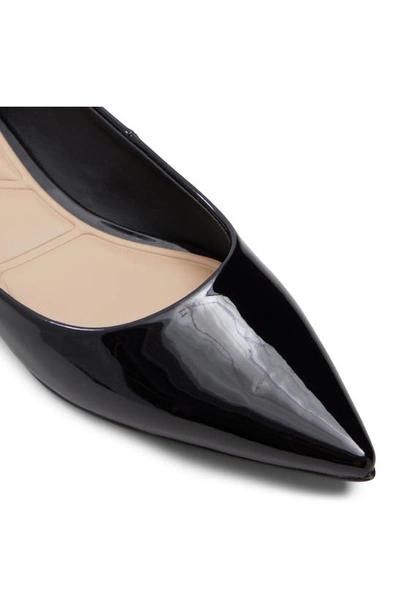 Shop Aldo Stessy Pointed Toe Flat In Black