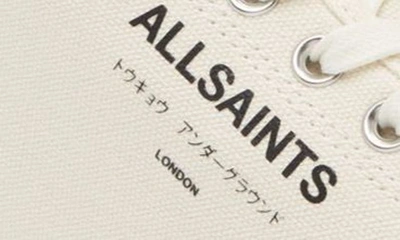 Shop Allsaints Underground Low Top Sneaker In Off White