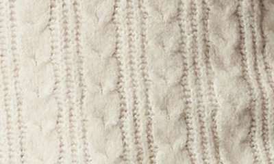 Shop Sam Edelman Emilia Cable Stitch Sweater Camisole In Oatmeal