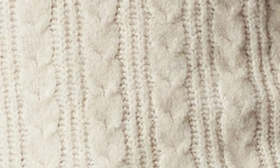 Sam Edelman Emilia Cable Stitch Sweater Camisole In Oatmeal