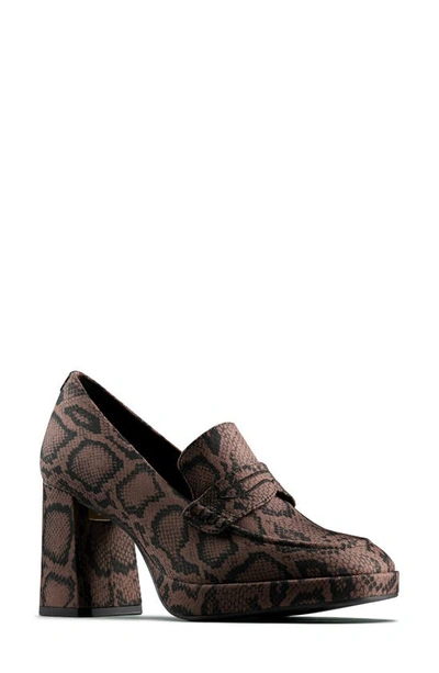 Shop Clarks X Martine Rose Coming Up Roses Loafer Pump In Brown Textile