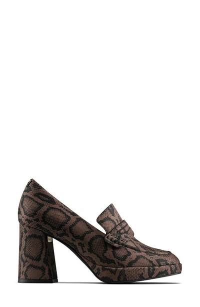 Shop Clarks X Martine Rose Coming Up Roses Loafer Pump In Brown Textile