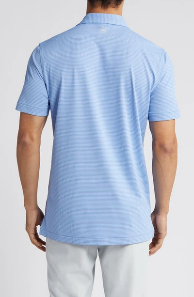 Shop Peter Millar Crown Crafted Ambrose Performance Jersey Polo In Regatta Blue