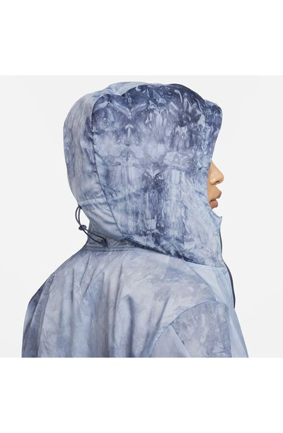 Shop Nike Trail Repel Water Repellent Packable Jacket In Light Armory Blue