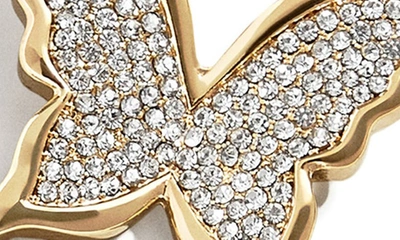 Shop Baublebar Pavé Butterfly Stud Earrings In Gold/ Multi