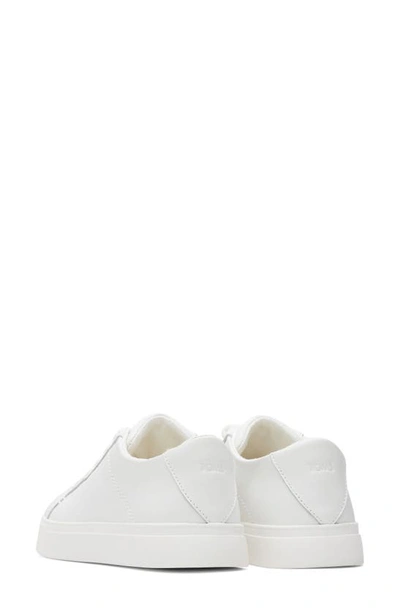 Toms Women's Alex Low Profile Lace Up Sneakers In White