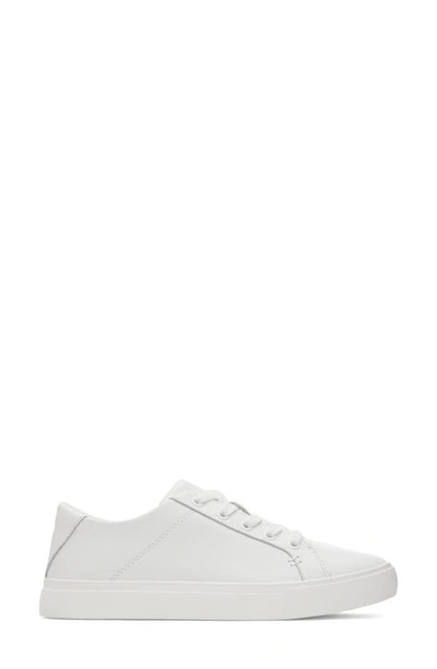Toms Women's Alex Low Profile Lace Up Sneakers In White