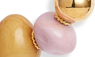 Shop Gas Bijoux Biba Bead Earrings In Pink Mix
