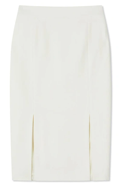 Shop Lk Bennett Sky Pencil Skirt In Ivory