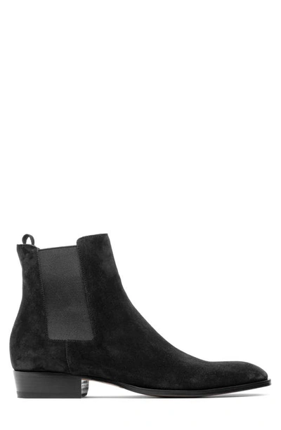 Shop To Boot New York Shawn Chelsea Boot In Black Suede