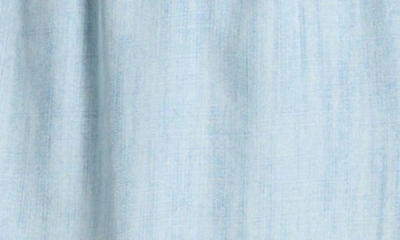 Shop Hatley Abbey Sleeveless Denim Minidress In Blue