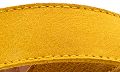 Shop Volatile Sunkissed Water Resistant Wedge Platform Sandal In Mustard